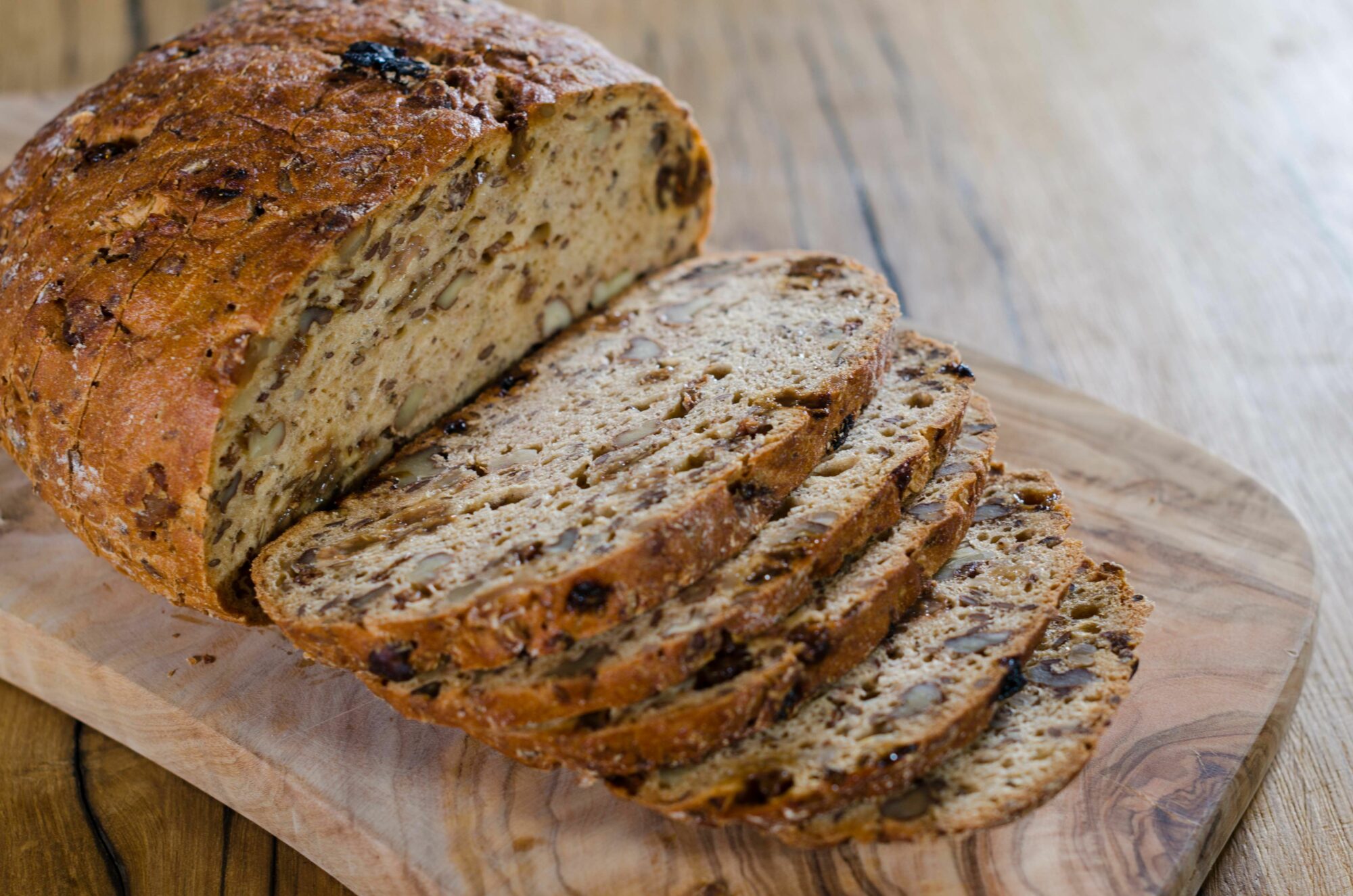 notenrozijnen brood 2 glutenvrij lactosevrij melkvrij noten rozijnenbrood