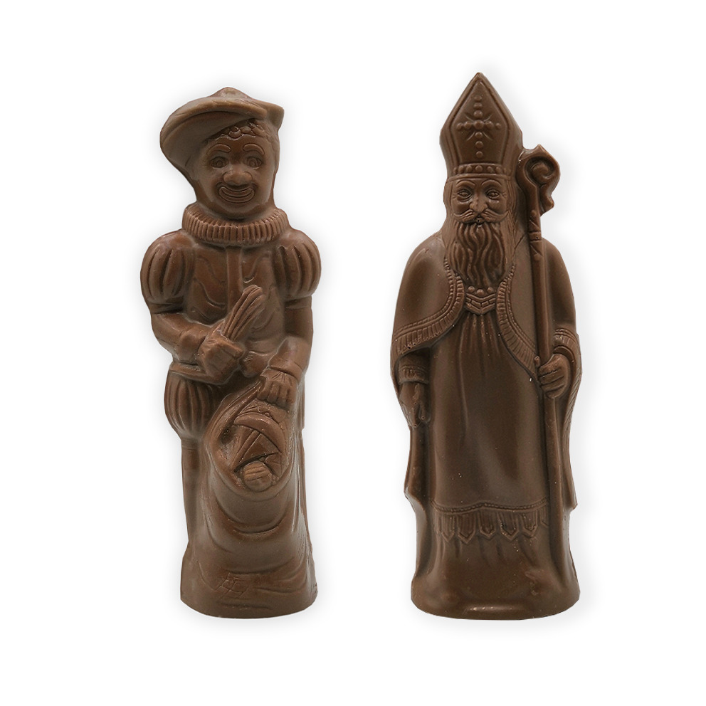 Melkvrije chocolade Sint & Piet – 2st.
