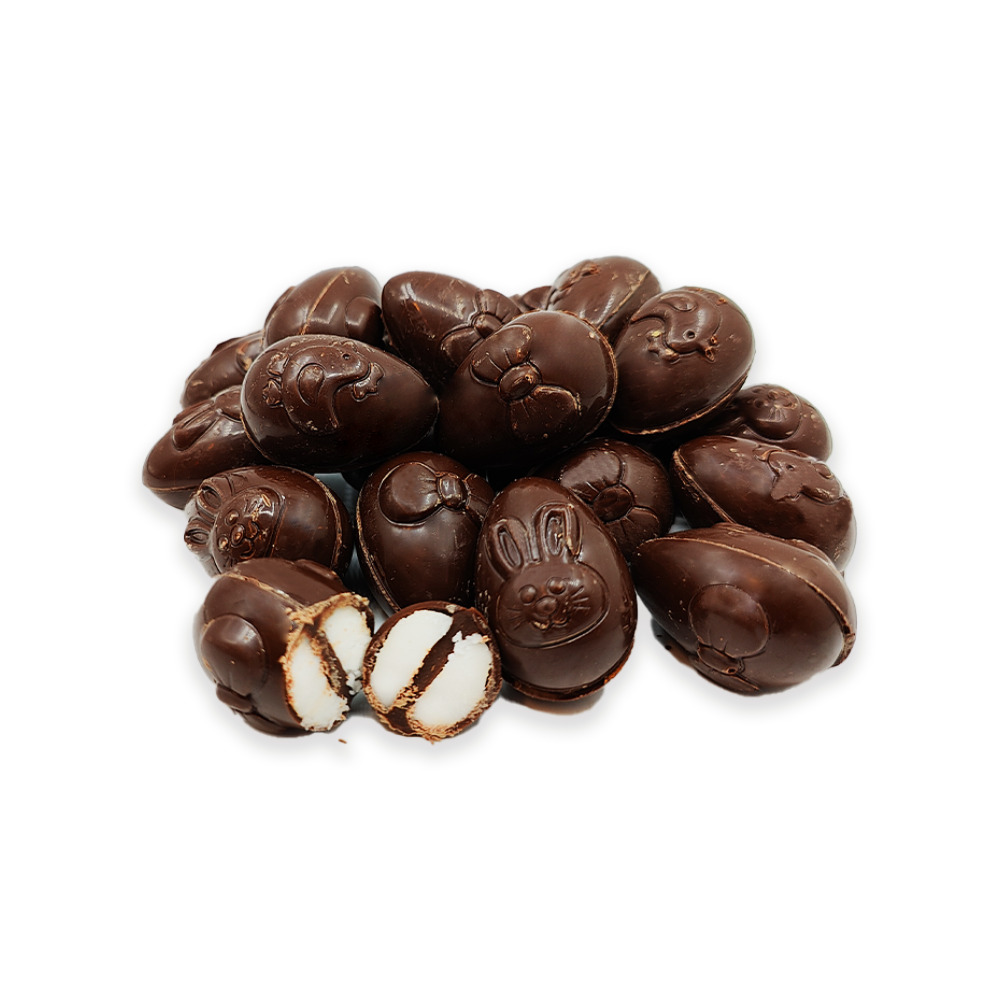 Fondantchocolade paasei met vanillevulling mini 150g – GV/MV